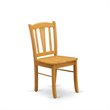 Pemberly Row 3-Piece Solid Wooden Dining Set in Oak Finish
