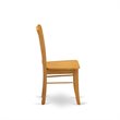 Pemberly Row 3-Piece Solid Wooden Dining Set in Oak Finish
