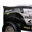 Pemberly Row Kids Twin Off-Road Car Bed with LED Headlights in Black