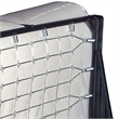 Pemberly Row Metal Rollaway Folding Bed with 39 Inch Mattress in Black