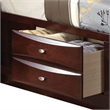 Pemberly Row Eastern King Bed with Bookcase and Drawers in Brown
