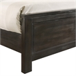 Pemberly Row King Bed with Framed Headboard in Farmhouse Nutmeg Brown