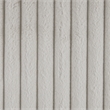 Pemberly Row 16 Inch Square Ottoman with Ribbed Corduroy in Off White