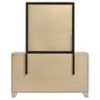 Pemberly Row 6 Drawer Bedroom Dresser with Mirror in Rustic Cream