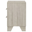 Pemberly Row 2 Drawer Nightstand Bedside Table in Rustic Cream