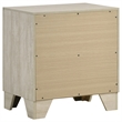 Pemberly Row 2 Drawer Nightstand Bedside Table in Rustic Cream