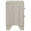 Pemberly Row 2 Drawer Nightstand Bedside Table in Rustic Cream