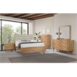 Pemberly Row 5 Piece Mid-Century Eastern King Set in Light Ash