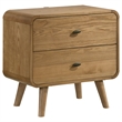 Pemberly Row 5 Piece Mid-Century Eastern King Set in Light Ash