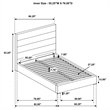Pemberly Row 4 Piece Full Platform Bedroom Set in White High Gloss