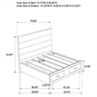 Pemberly Row 4 Piece California King Platform Bedroom Set in White
