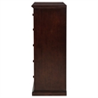 Pemberly Row 6-Drawer Bedroom Chest of Drawers in Cappuccino