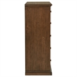Pemberly Row 6-Drawer Bedroom Chest of Drawers in Medium Brown