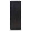 Pemberly Row 5-Drawer Contemporary Wood Bedroom Chest in Burnished Black