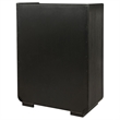 Pemberly Row 5-Drawer Contemporary Wood Bedroom Chest in Burnished Black
