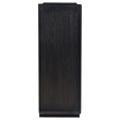 Pemberly Row 5-Drawer Contemporary Wood Bedroom Chest in Burnished Black