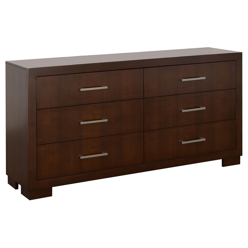 Pemberly Row 4-Piece Queen Bedroom Set with Bookcase Bed in Dark Brown