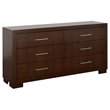 Pemberly Row 4-Piece Queen Bedroom Set with Bookcase Bed in Dark Brown