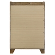 Pemberly Row 5-Drawer Rustic Wood Bedroom Chest in Medium Oak Brown