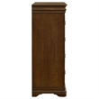 Pemberly Row 4-Drawer Traditional Bedroom Chest in Brown Cherry