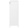 Pemberly Row 5-Drawer Tall Contemporary Bedroom Chest in White