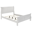 Pemberly Row 4-Piece Queen Sleigh Bedroom Set in White Okume
