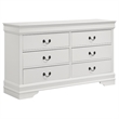 Pemberly Row 5-Piece Queen Sleigh Bedroom Set in White Okume