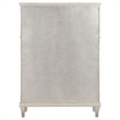 Pemberly Row 6-Drawer Curved Front Bedroom Chest in Silver Oak