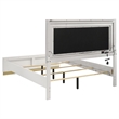 Pemberly Row 4-Piece California King LED Bedroom Set in White