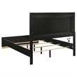 Pemberly Row 5-Piece Eastern King LED Glam Bedroom Set in Black