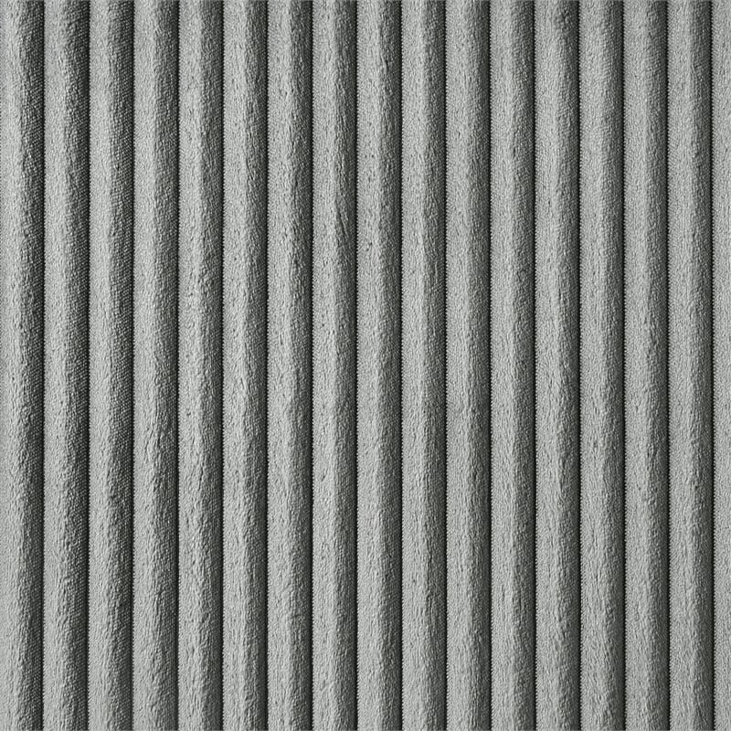 Pemberly Row 61 Inch Upholstered Queen Wingback Bed in Gray Velvet
