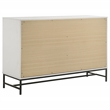 Pemberly Row Modern 6-Drawer Bedroom Storage Dresser in White