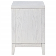 Pemberly Row 2-Drawer Nightstand Bedside Table in Distressed White