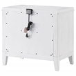Pemberly Row 2-Drawer Nightstand Bedside Table in Distressed White