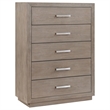 Pemberly Row 5-Piece California King LED Bedroom Set in Barley Brown
