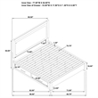 Pemberly Row 56 Inch Eastern King LED Storage Bed in Barley Brown