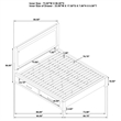 Pemberly Row 56 Inch California King LED Storage Bed in Barley Brown