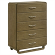 Pemberly Row 5-Piece Queen Upholstered Bedroom Set in Nutmeg