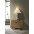 Pemberly Row Modern 2-Drawer Nightstand Bedside Table in Nutmeg
