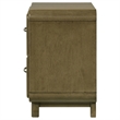 Pemberly Row Modern 2-Drawer Nightstand Bedside Table in Nutmeg