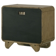 Pemberly Row Modern 2-Drawer Nightstand Bedside Table in Nutmeg