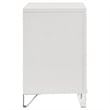 Pemberly Row Italian 2-Drawer Nightstand Bedside Table in White