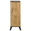 Pemberly Row 4-Drawer Mid-Century Modern Chest in Natural Pine