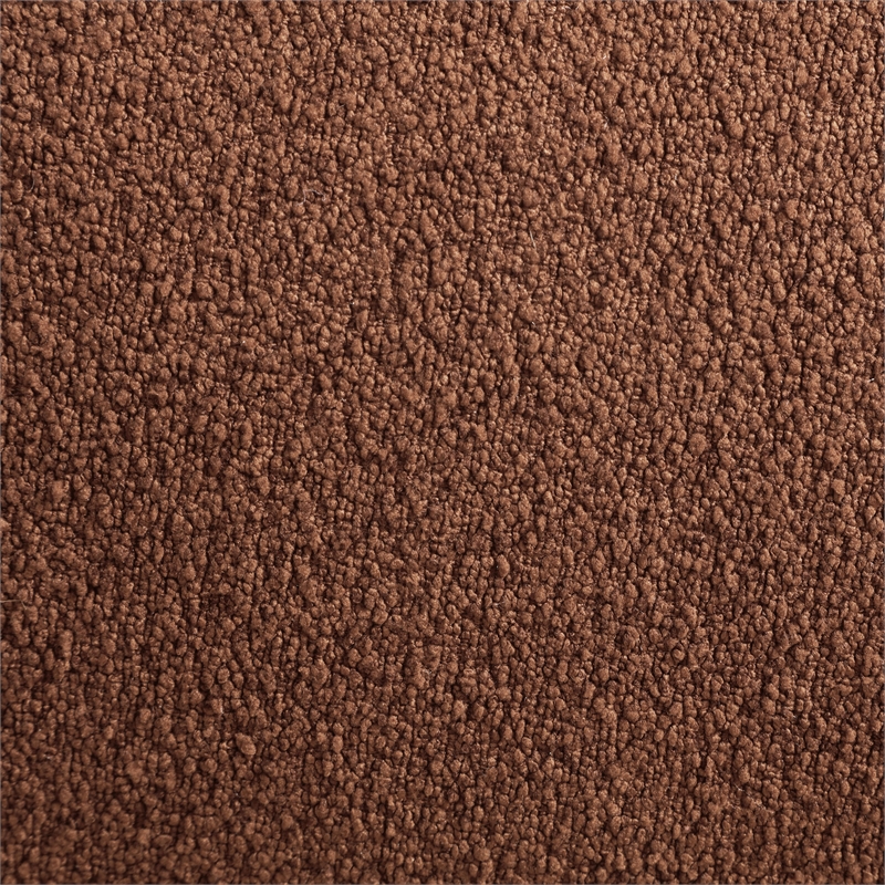 Pemberly Row Convertible Boucle Upholstered Sleeper Sofa Bed in Copper