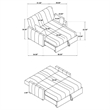Pemberly Row Convertible Boucle Upholstered Sleeper Sofa Bed in Copper