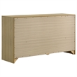 Pemberly Row 4-Piece Wood Eastern King Bedroom Set in Light Oak