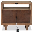 Pemberly Row 4-Piece Wood California King Bedroom Set in Weathered Oak