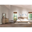 Pemberly Row 4-Piece Wood Eastern King Bedroom Set in Weathered Oak