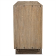 Pemberly Row 4-Piece Wood Queen Bedroom Set in Weathered Oak