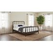 Pemberly Row All Wood Water Pipe Open Frame Full Bed in Dark Bronze